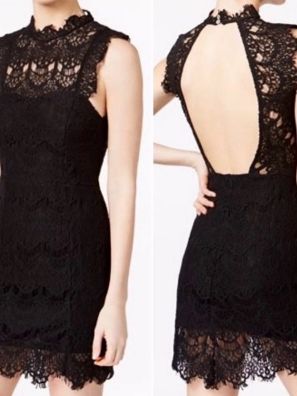 Free People Backless Lace Dress